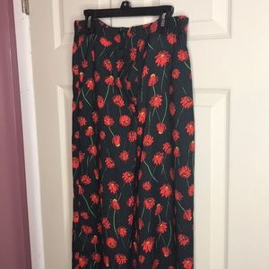 Floral Designed Pants